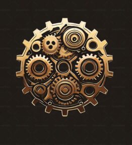 Steampunk Zahnräder